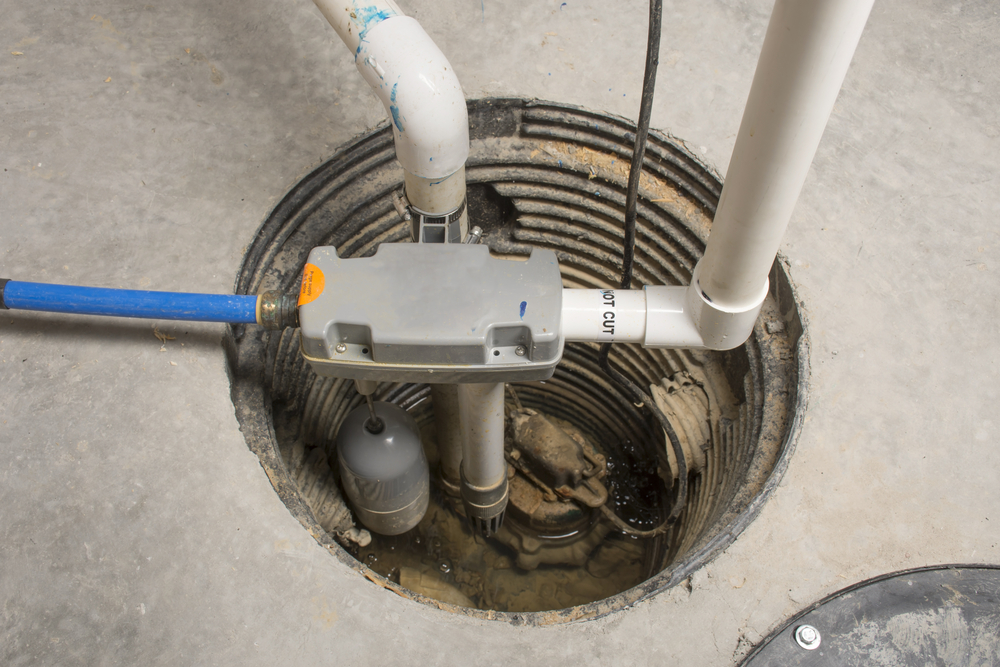 Basement sump pump